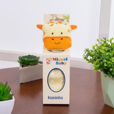 Imagem de Naninha Pelúcia com Prendedor de Chupeta para Seu Bebe - Nena Enxovais
