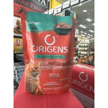 Imagem de 20 sachês origens gato castrado salmão
