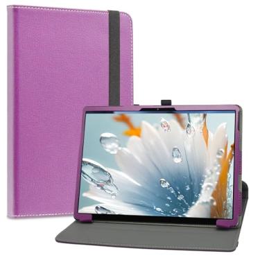 Imagem de LiuShan Rotary Capa para CHUWI Hi10 MAX Tablet, Folio suporte PU couro com capa capa para CHUWI Hi10 MAX tablet de 12,95 polegadas, roxo