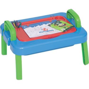 Imagem de Mesinha De Desenho Mesa Atividade Infantil Multiuso Portátil - Mercoto