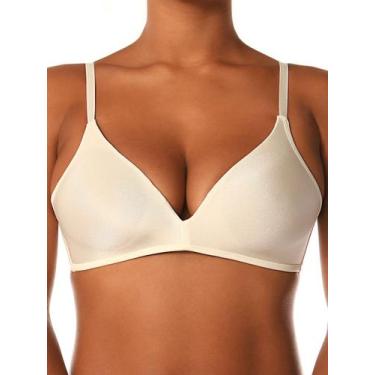 Imagem de Sutiã sem Aro com Bojo Paraíso Demillus 63476, Bege, 44