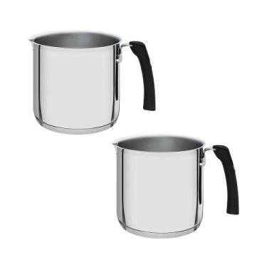 Imagem de Fervedor Tramontina Aço Inox 2L Duo Silicone C/ 2 Unidades