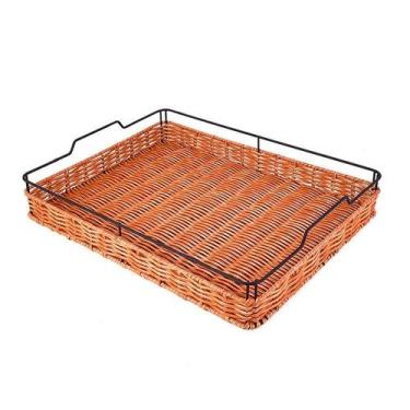 Imagem de Bandeja Rattan Iron Mimo  YK23390 - Mimo Style