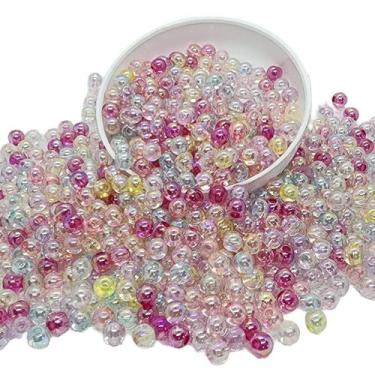 Imagem de Missanga Para Pulseiras 6mm Mix 200 Unidades - Comercial Apetrechos, B