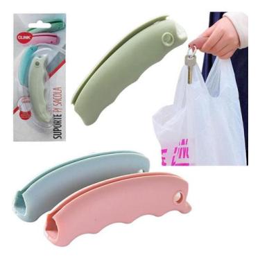 Imagem de Kit 2 Suporte Carregador Sacola Supermercado Não Agride Mao - Clink