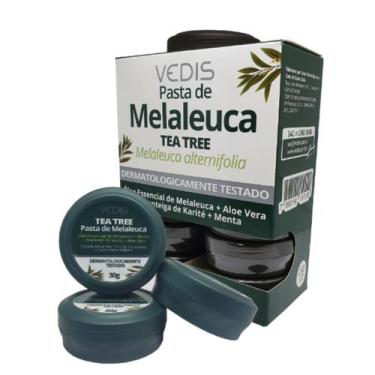 Imagem de Kit 12 Pasta De Melaleuca Tea Tree Antisséptico 30G - Vedis