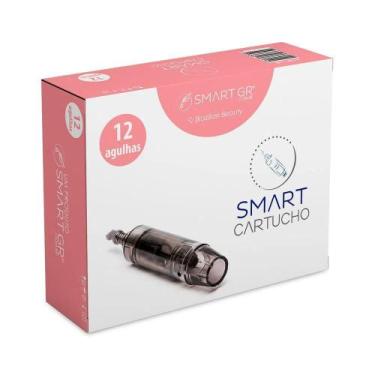Imagem de Cartucho Smart Derma Pen Preto - Kit com 10 unidades - 12 agulhas - Sm