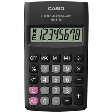 Imagem de Calculadora Casio HL-815L-BK de 8 Digitos - Preta