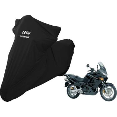 Imagem de Capa De Tecido Lycra Moto Honda Xl 1000 Alta Durabilidade - Mz, Preta