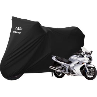 Imagem de Capa Sob Medida De Tecido Para Moto Yamaha FJR 1300 - Mz, Preta