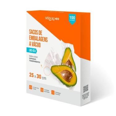 Imagem de Embalagem a Vácuo Transparente Gofrada 25x30cm Caixa c/100 - Selovac