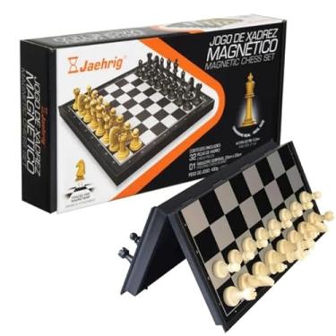 Imagem de Jogo de Xadrez Jaehrig Magnético Estojo Dobrável - 2 Jogadores
