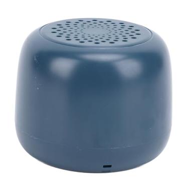 Imagem de Alto-falante Sem Fio Leve Mini Alto-falante Suporte Cartão u Disco Longa Vida útil da Bateria Som Estéreo para Casa para Festa para Viagens (Azul)
