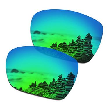 Imagem de SmartVLT Lentes de substituição verde-esmeralda masculinas para óculos de sol Oakley Dispatch 1 OO9090