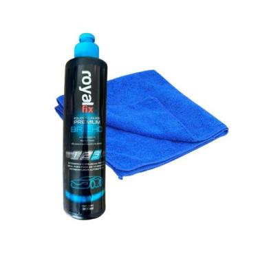 Imagem de Kit Polidor Líquido Royal Brilho com Pano Microfibra - Royal Fix