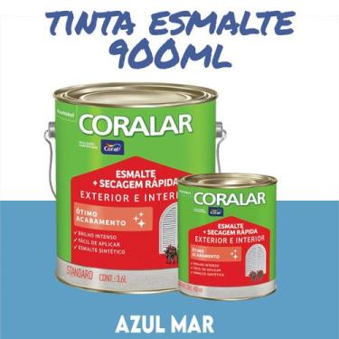 Imagem de Tinta Esmalte Sintético Coral Madeira e Metal 3,6 l e 900ml Coralar Ex