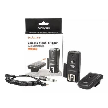 Imagem de Radio Flash Godox Ct16 Canais Com Transmissor E Receptor Cor Preto