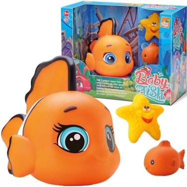 Imagem de Peixinho Peixe De Vinil Macio Baby Fish - Bee Toys