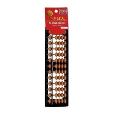 Imagem de Ábaco Japonês Soroban 13 Linhas Daiso - 13-Digit Abacus