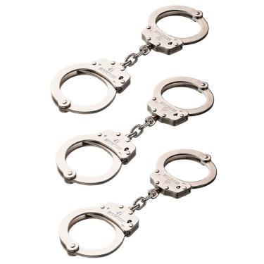 Imagem de Kit 3un Algema de Pulso Tática Corrente Invictus