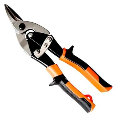Imagem de Tesoura Manual para Chapa, 10 Polegadas, Corte Direito, Cabo Ergonômico, Lâmina Dentada e Polida