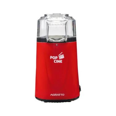 Imagem de Pipoqueira pop cine pp02 vermelha com dosador 1200w 220v agratto, 220V
