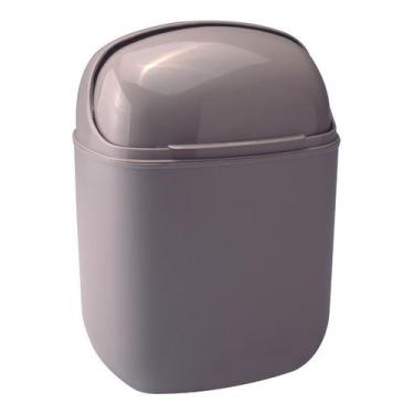 Imagem de Lixeira C/ Tampa Articulavel Flip Top 9,3l Plastico Plasutil - Plasúti