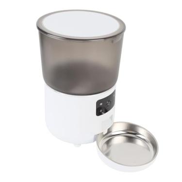 Imagem de Generic Alimentador de Animais Automático Com Tempo, 4L Plugin App Control Automatic Pet Feeder para Gatos (Branco)
