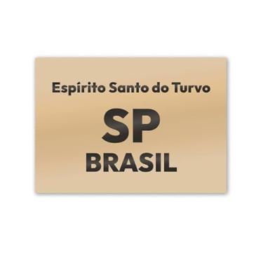 Imagem de Imã de Geladeira Espírito Santo do Turvo SP MDF 8x5