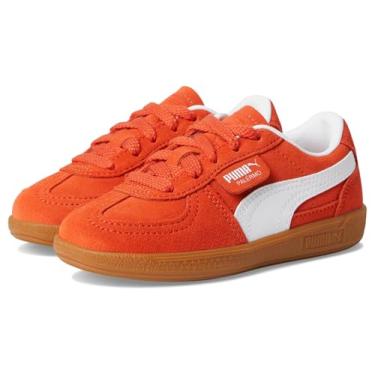 Imagem de PUMA Tênis infantil unissex Palermo (criança pequena), Redmazing/PUMA branco, 16