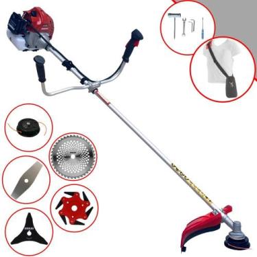 Imagem de Roçadeira Podador de Grama Completa Kawashima BCJ431L À Gasolina 2T 43