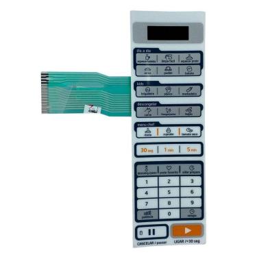 Imagem de Membrana Do Teclado Micro-ondas Midea Mtas21 Mtas22 único