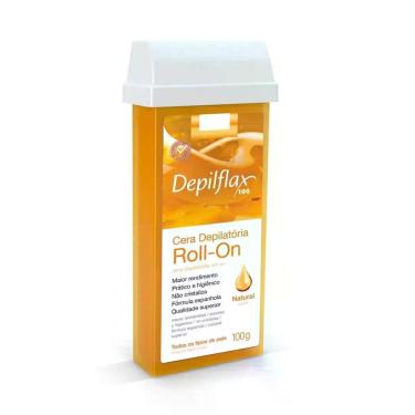 Imagem de Cera Depilatória Roll-On Natural Depilflax 100G-Unissex