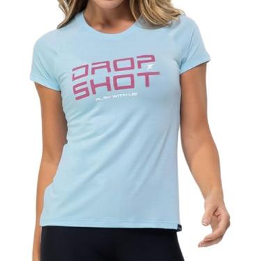 Imagem de Babylook DROP SHOT ENJOY 3.0 - P - Azul Claro