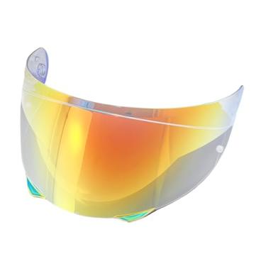 Imagem de BSTOP Viseira de capacete HJ-33 para HJC i90 Shield Substituição Uv Protected Faceshield Acessórios de capacete (Revo Clear Red-dia e noite)