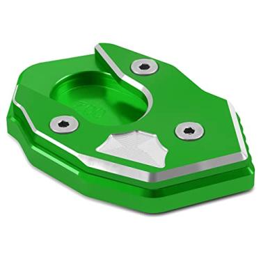 Imagem de Almofada de suporte de motocicleta ampliador de extensão lateral de substituição para Kawasaki Z650 Z750 Z900 Z900RS Z1000 ER-6N ZX6R ZX10R NINJA 650 1000 ER6F Extensor de pedal de placa de suporte de