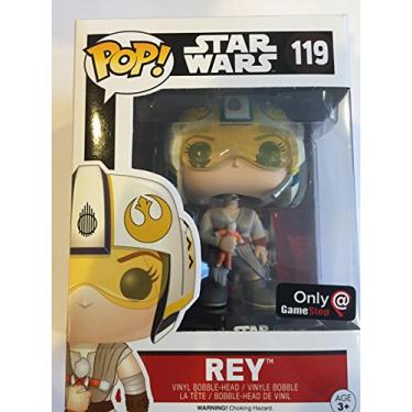 Imagem de BONECO FUNKO POP STAR WARS EXCLUSIVE - REY X - WING HELMET 119