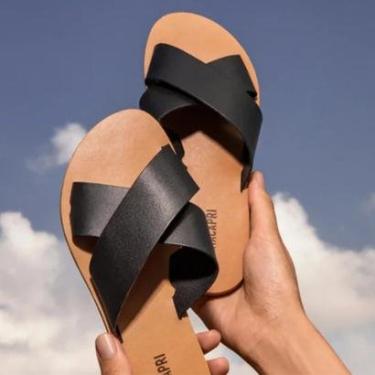 Imagem de Rasteira AnaCapri Tiras Cruzadas-Feminino