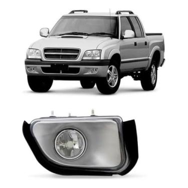 Imagem de Farol Lado Direito LD Auxiliar Lente de Vidro S10 2001 a 2011 Pit-Bull Substituição Automotiva Encaixe Preciso Iluminação Eficiente Material Resistente Instalação Prática