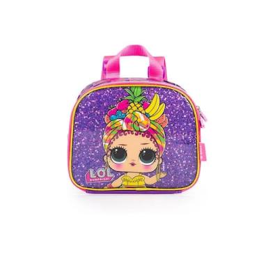 Imagem de Lancheira Escolar Infantil Feminina LOL Premium Roxa - Bagaggio, U