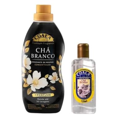 Imagem de Kit Coala Chá Branco – Amaciante Concentrado 1L + Limpador Perfumado de Ambientes | Perfume Suave e Duradouro | Alta Rendimento e Frescor Prolongado