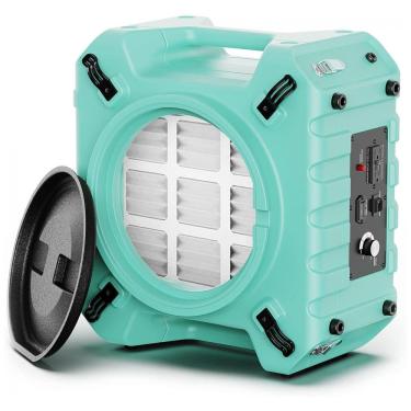Imagem de Purificador de Ar Industrial com Filtro HEPA Pro 770, Filtragem de 3 Estágios, Saída GFCI, 115V, Alorair, Verde