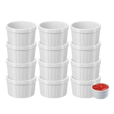 Imagem de Kit12 Molheira Ramekin Potinho Pote Molho Petisco Coza 150Ml