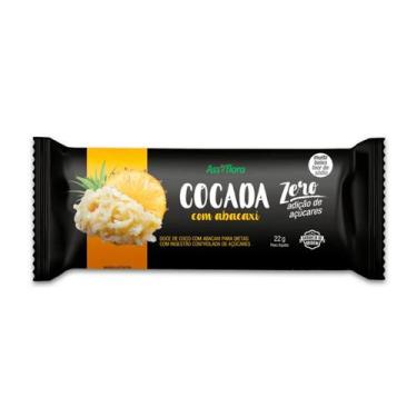 Imagem de Barrinha de Cocada com Abacaxi Assiflora Zero Açúcar Sabor 22g