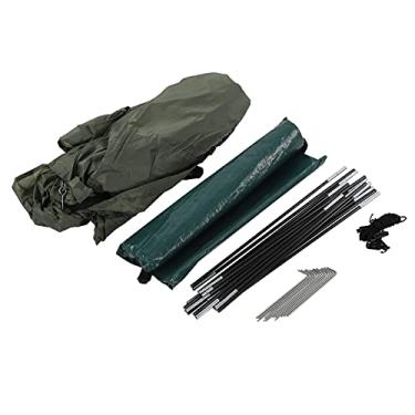 Imagem de POCREATION Barraca de acampamento portátil, à prova de impermeável, à prova de barraca de acampamento e trilhas, abrigos de sol para acampamento