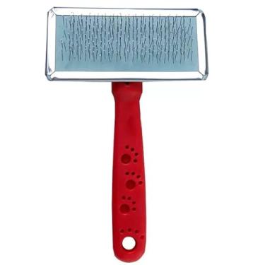 Imagem de Escova Tira Pelos Pet Pente Rasqueadeira Gato Cachorro Massagem e Cuidados