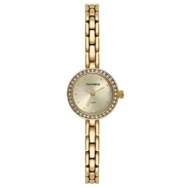 Imagem de Relogio Mondaine Feminino Ref: 32497lpmvdm1 Social Pequeno Dourado