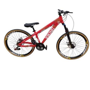 Imagem de Bicicleta Aro26 Vikingx Tuff 25 Aluminio 21 Velocidades Freeride Rodas