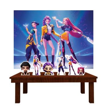 Imagem de Kit Festa Prata Guerreiras do Kpop Kpop Demon Hunters - IMPAKTO VISUAL