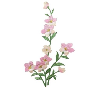 Imagem de Saias bordadas, decalques decorativos, acessórios de vestuário, forma de flor, bordado (rosa)